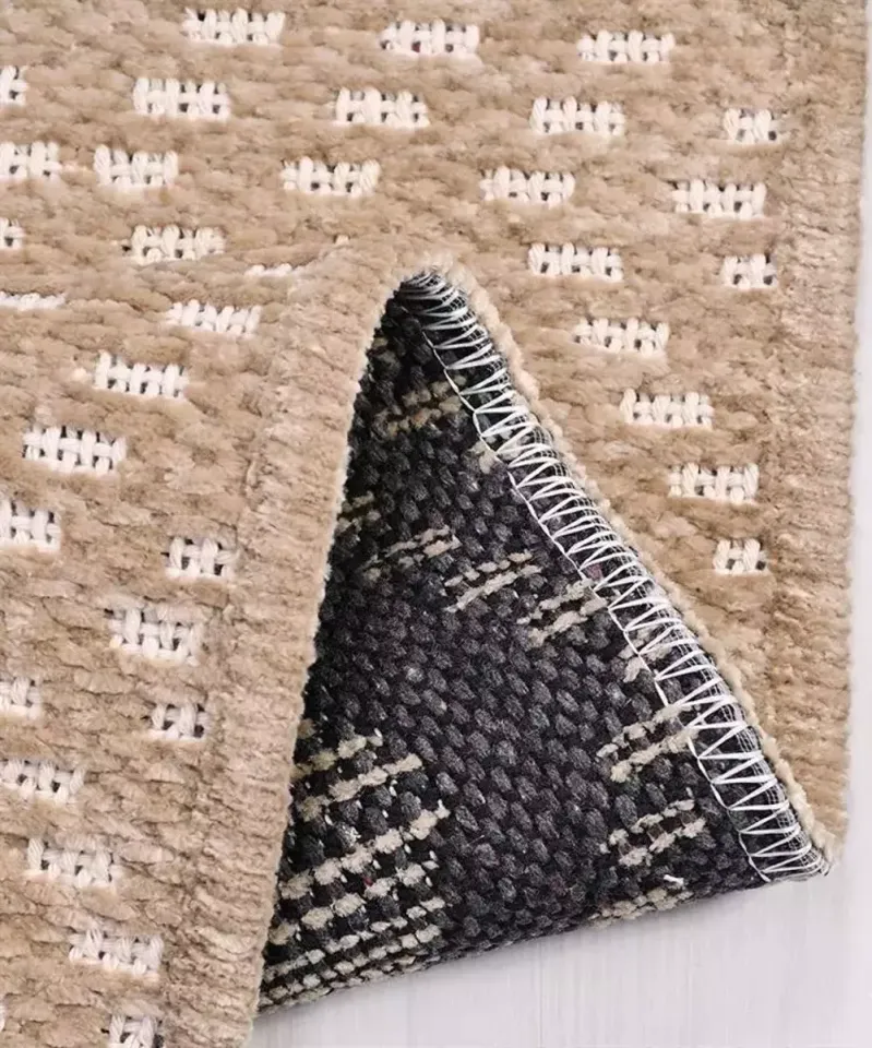 Aqua AU003 Bej Krem Şönil Kilim