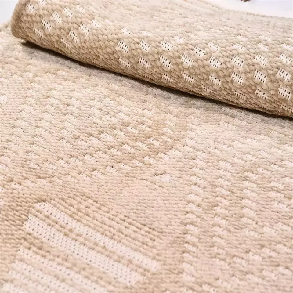 Aqua AU003 Bej Krem Şönil Kilim