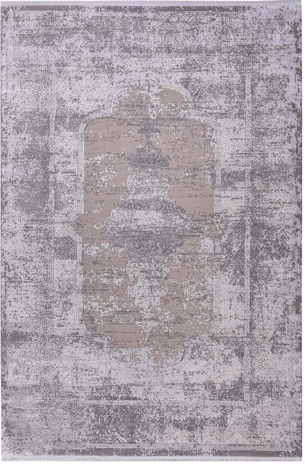 Biblos 9307A Gri Vizon Viskon Akrilik Halı