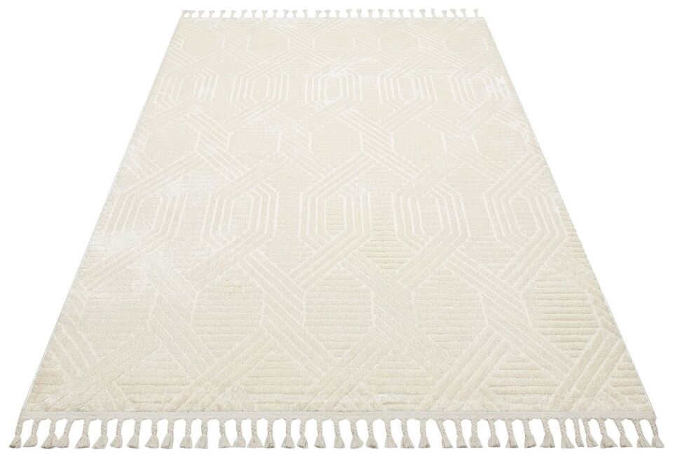Vogue 10692F - Beyaz Yumuşak Dokulu Halı 160x230