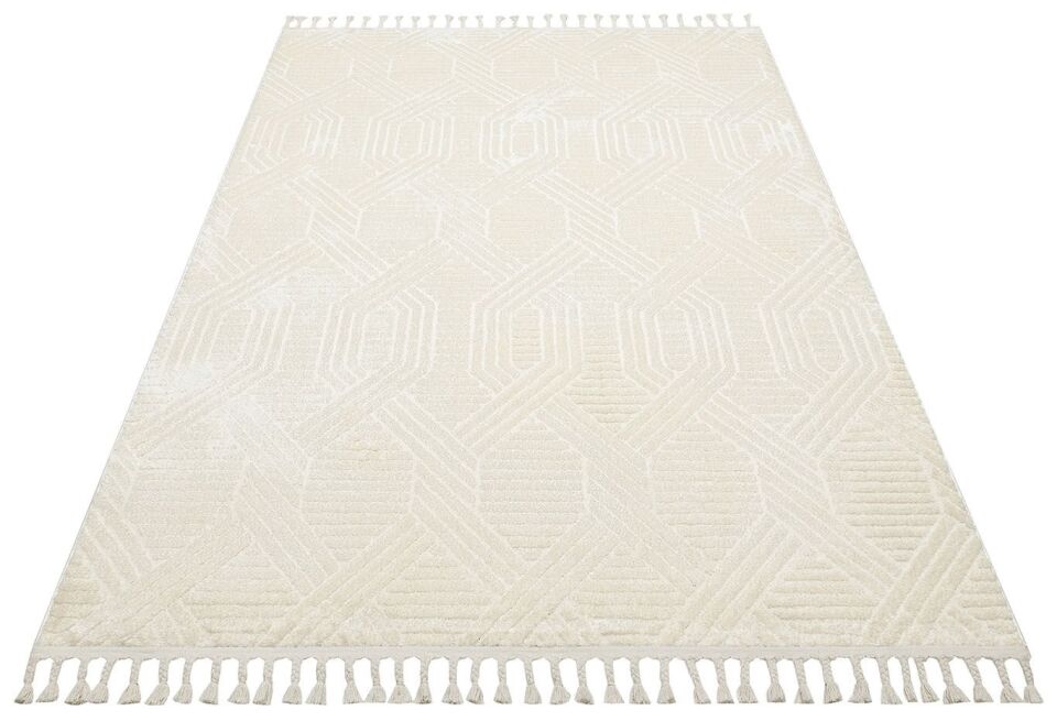 Vogue 10692F - Beyaz Yumuşak Dokulu Halı 200x290