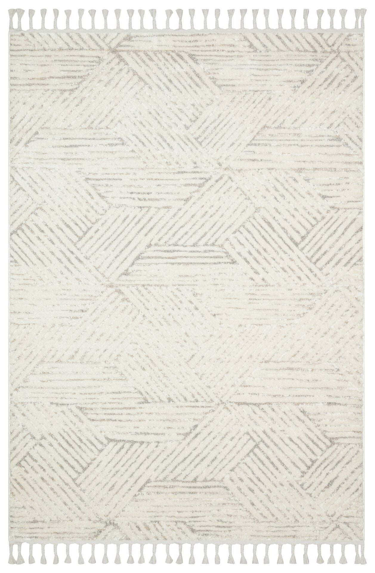 Vogue 11487C - Beyaz Yumuşak Dokulu Halı 200x290