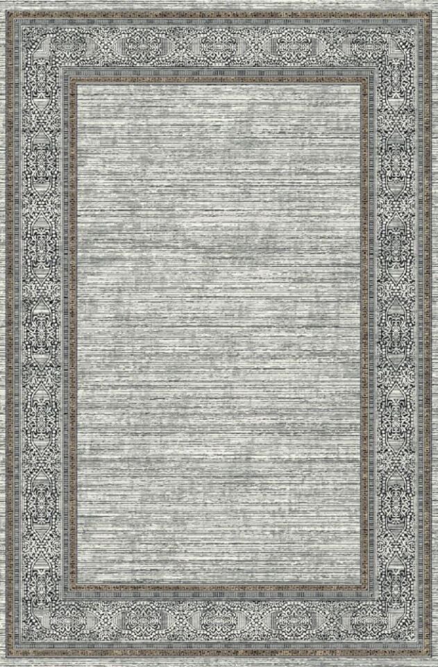 Vermont 9926 Gri Krem Hav Toz Çıkarmaz Halı