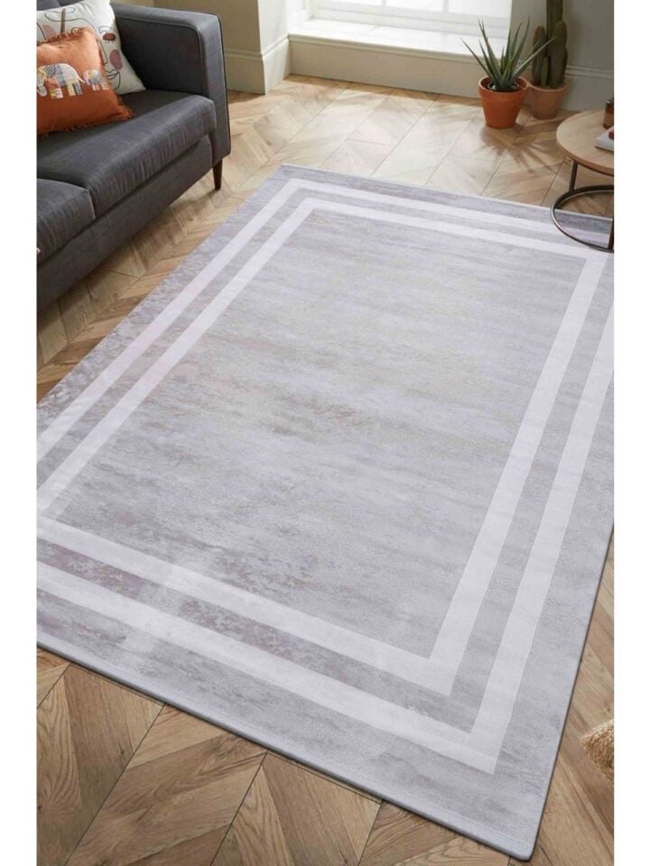 Monet MT23A Gri Krem Art Deco Halı