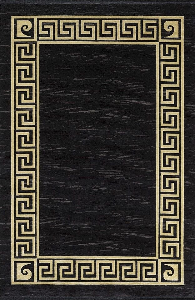 Monet MT24E Siyah Gold Art Deco Halı
