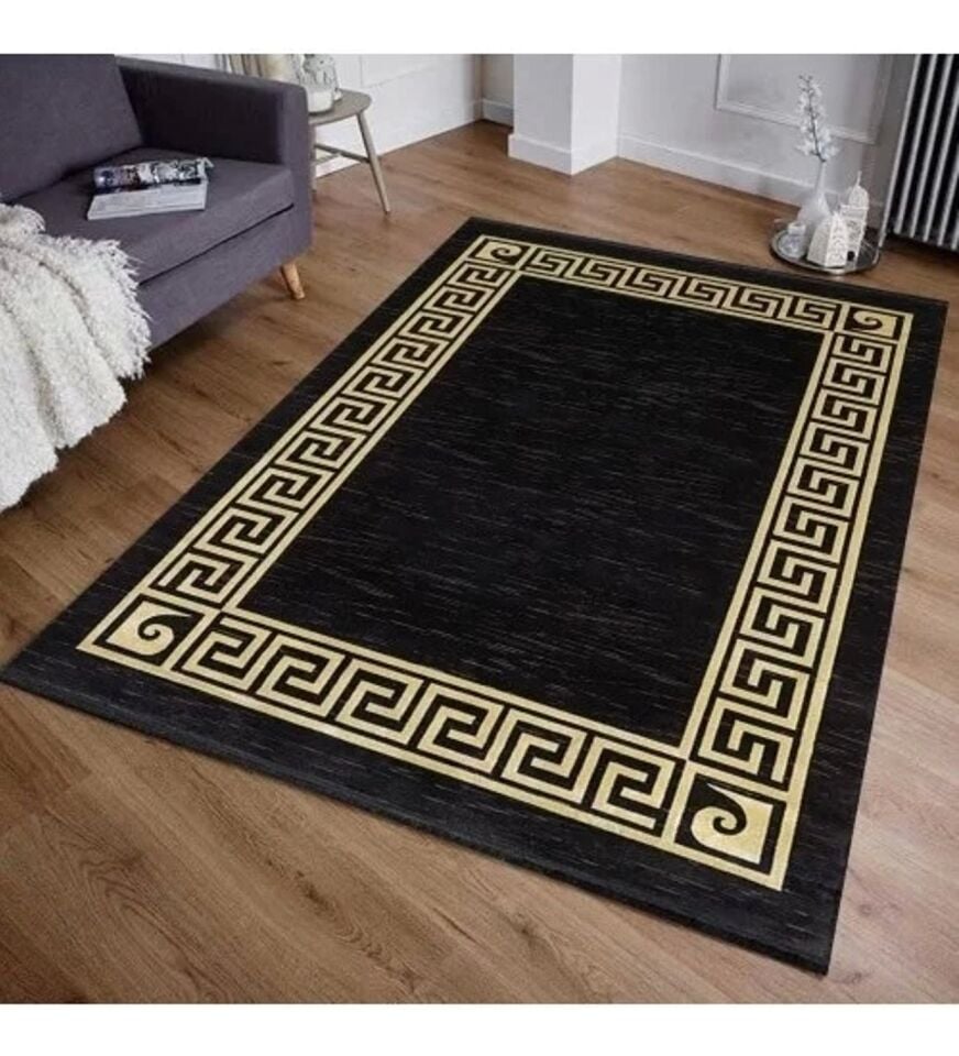 Monet MT24E Siyah Gold Art Deco Halı