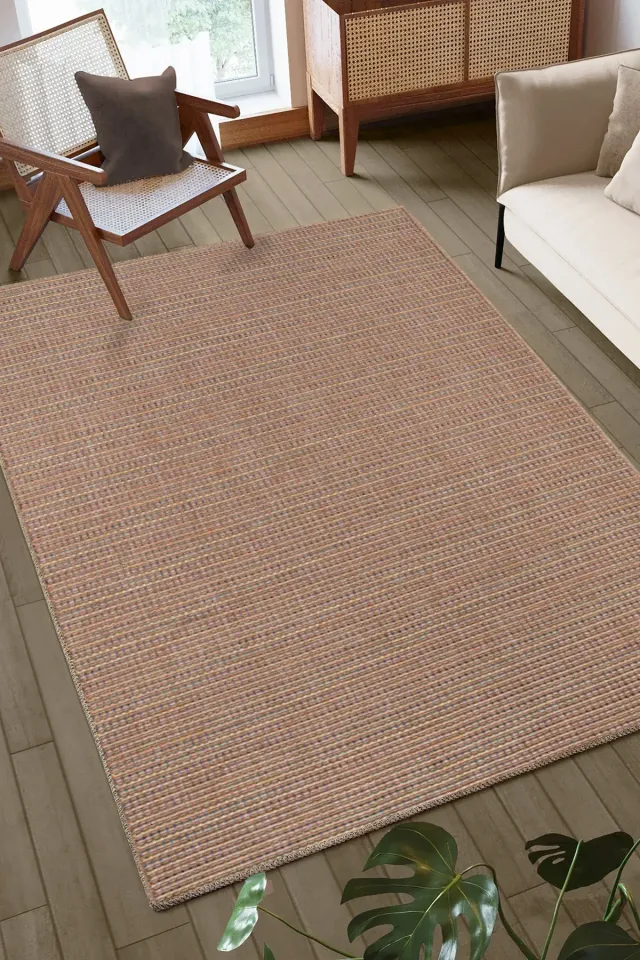 Doku DH005 - Kahverengi Multi Hav Toz Vermez Dokuma Kilim 80x300