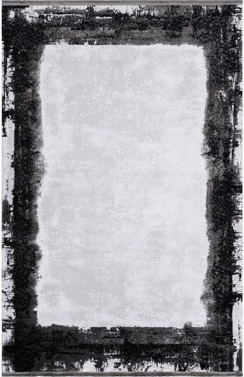Monet MT40B Beyaz Gri Siyah Halı