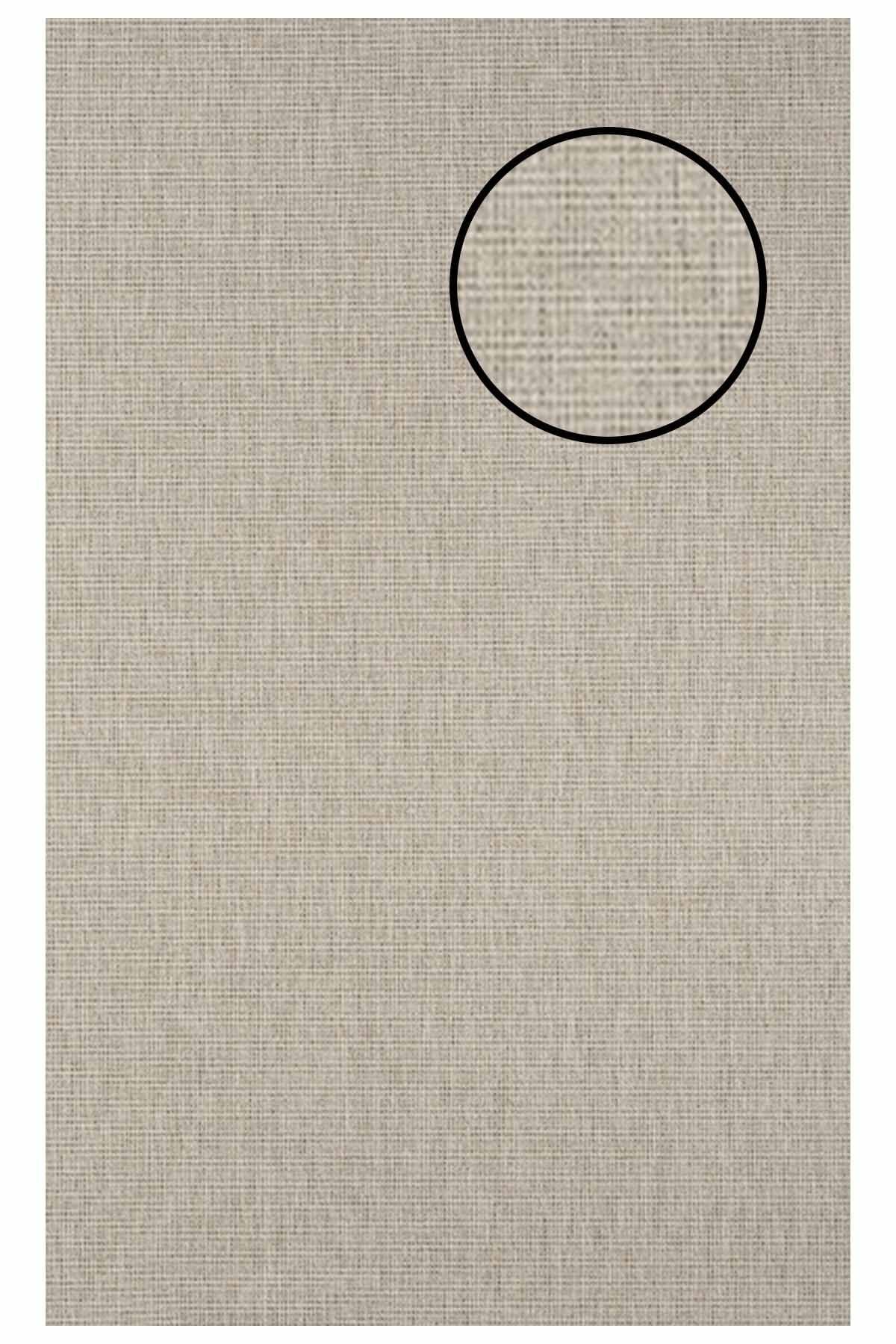 4662 Krem Düz Dokulu Sisal Halı Bordürsüz - 80x150