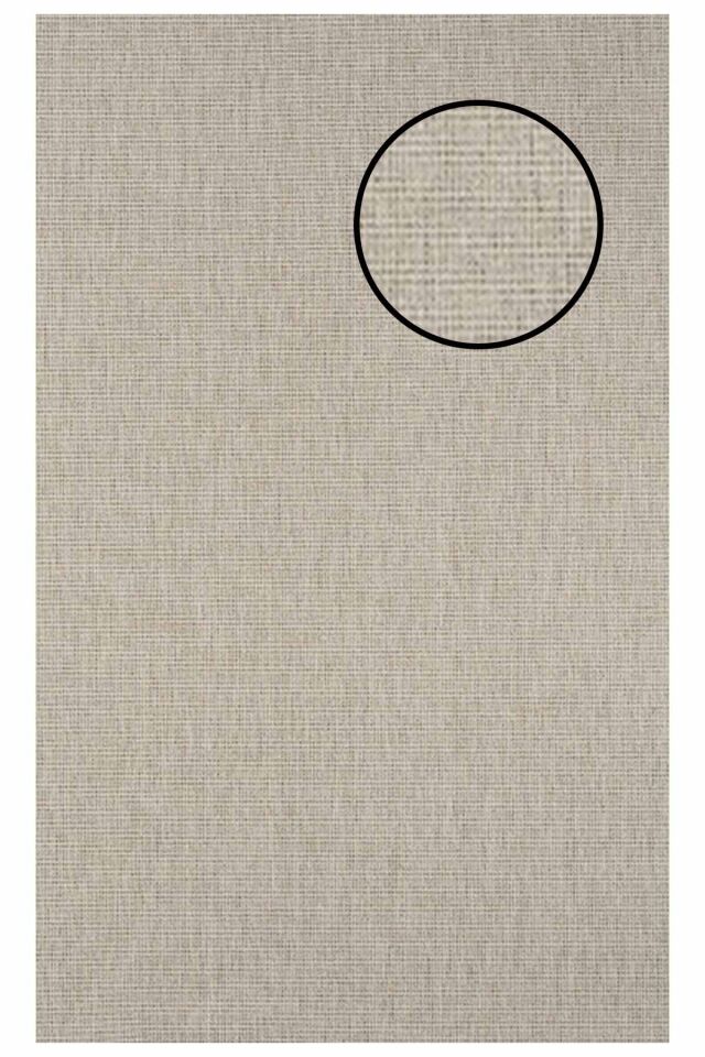 4662 Krem Düz Dokulu Sisal Halı Bordürsüz - 100x200