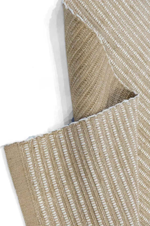 Cross 695 Bej Beyaz Jüt Kilim