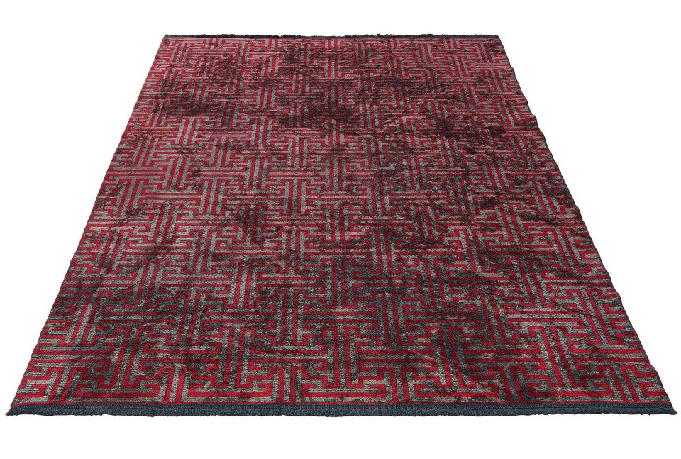 Teos 501 Kırmızı Şönil Kilim
