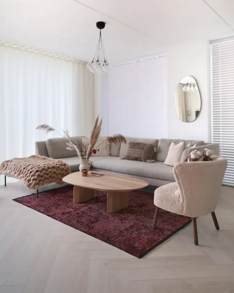 Teos 501 Kırmızı Şönil Kilim