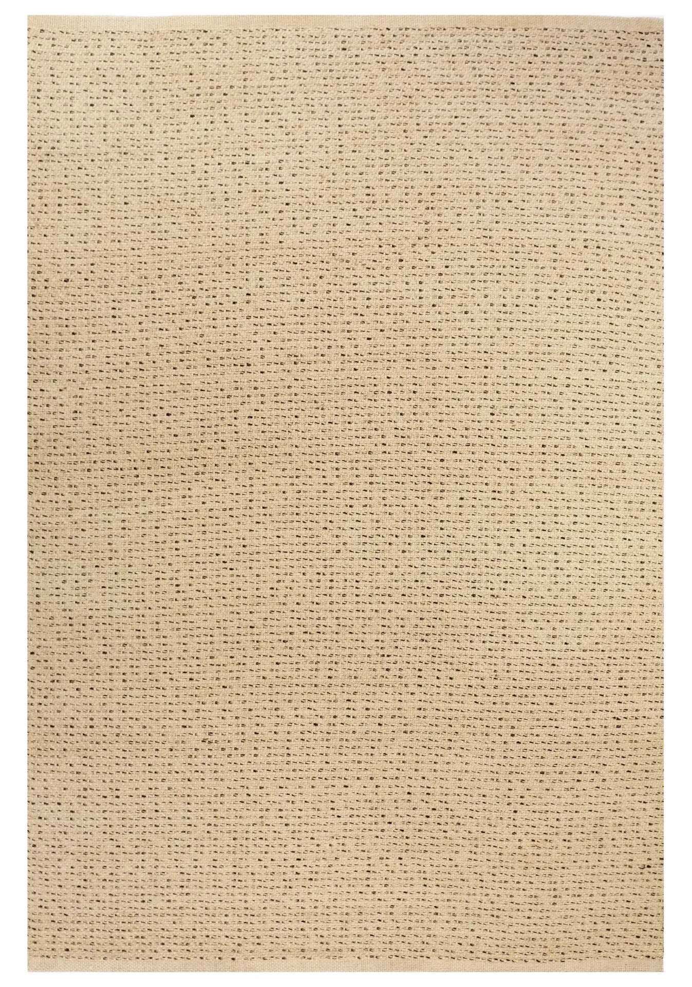 Rustic 692 Bej Siyah Jüt Kilim