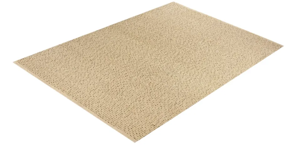 Rustic 692 Bej Siyah Jüt Kilim