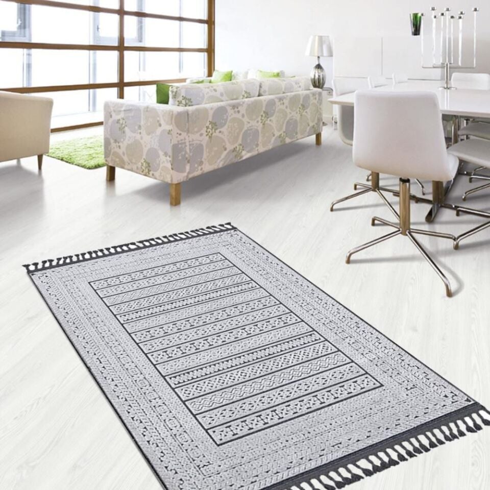 Rönesans 9203 Gri Akrilik Halı