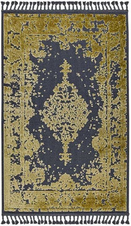 Rönesans 9208 Antrasit Gold Akrilik Halı