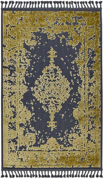 Rönesans 9208 Antrasit Gold Akrilik Halı