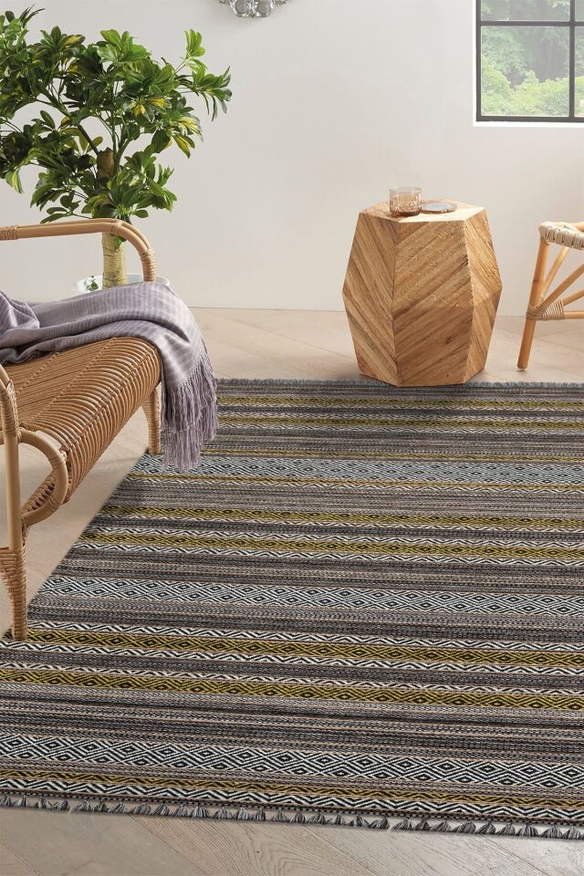 Halı Helena V01 Yeşil Multi Kilim