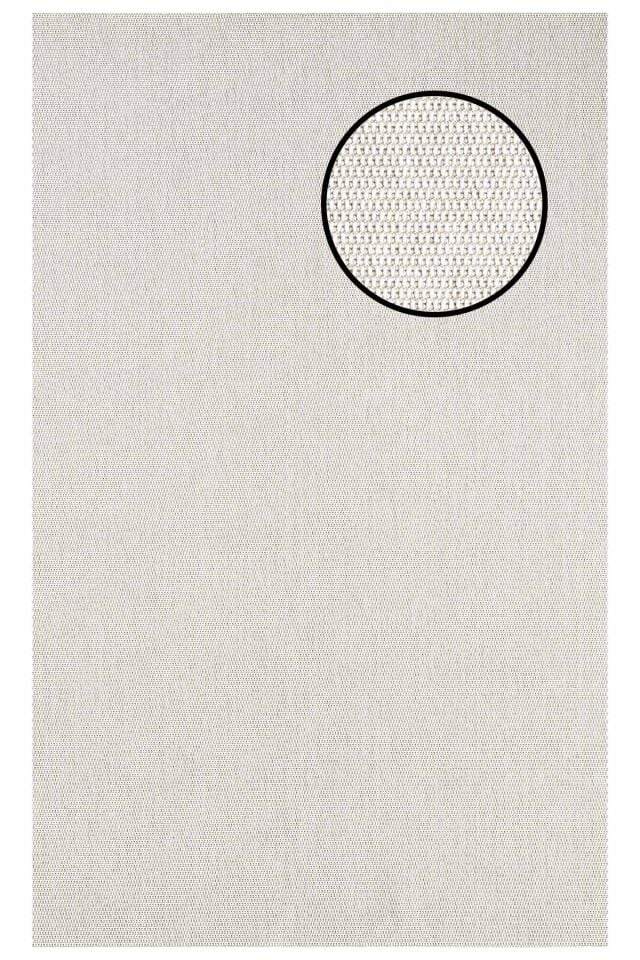 4664 Krem Zincir Dokulu Sisal Halı Bordürsüz - 200x290