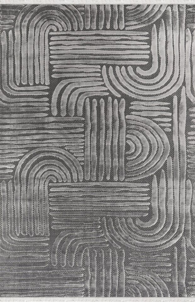 Boyut BY044 - Antrasit Yumuşak Dokulu Halı 120x180