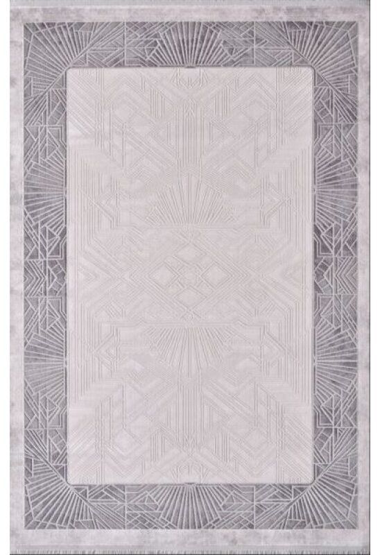 Alegra 9113C Ekru Gri Pamuk Tabanlı Halı 160x230