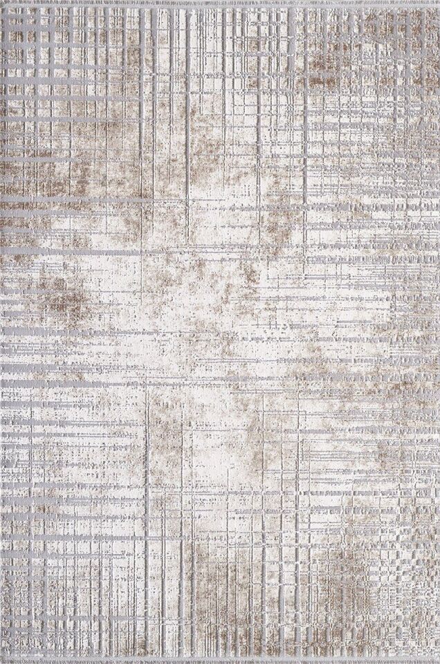 Artex 05854B Kahve Gri Akrilik Halı 80x150