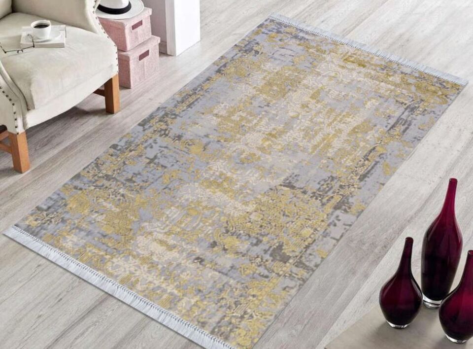 Inspirations 0651F Gri Gold Akrilik Halı 160x230
