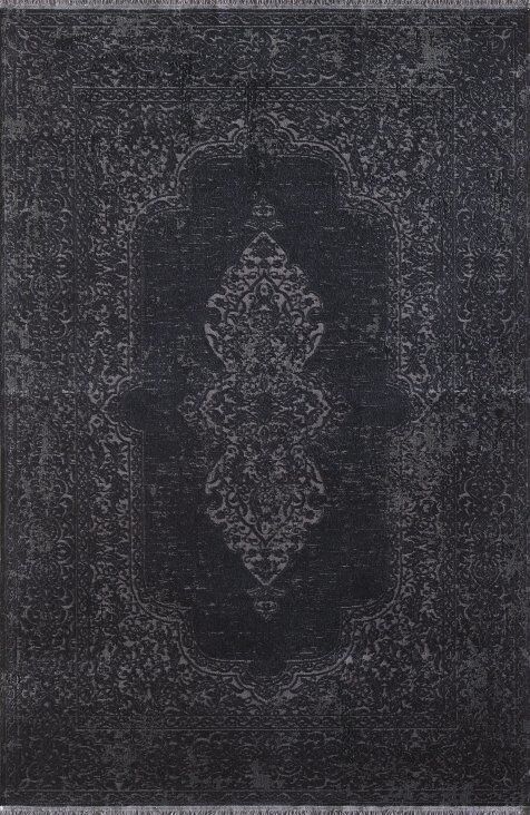 Rainbow 5907E Siyah Antrasit Klasik Desen Halı 160x230