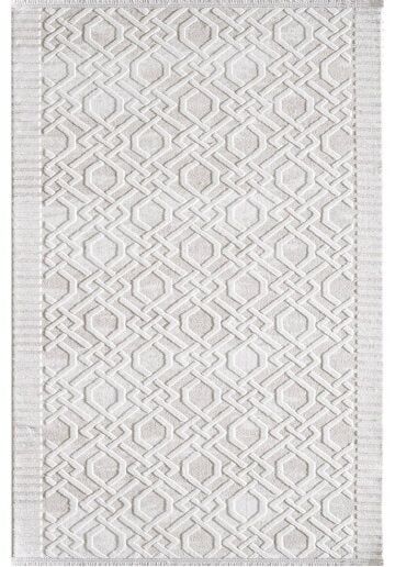 Samoa 6439B Krem Kemik Akrilik Halı 150x233
