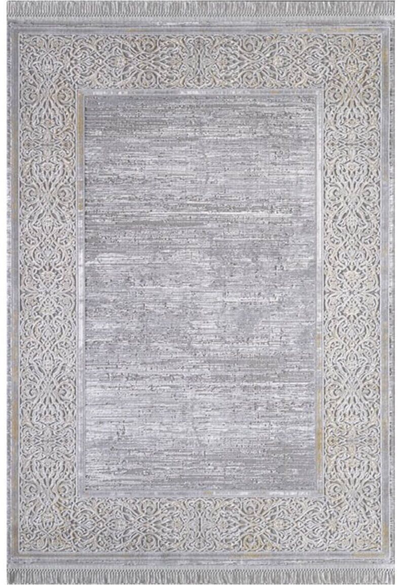 Vintage 0706C Sarı Gri Akrilik Halı 160x230