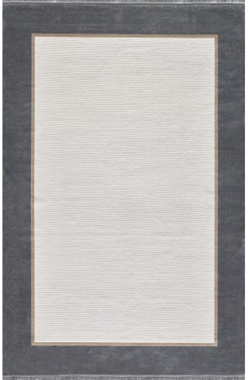 Mabel 6955B Gri Antrasit Makine Halısı 165x230