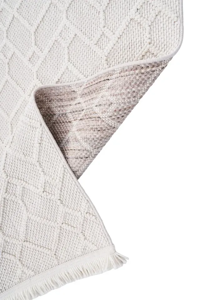 Bohem 383 Lime Krem İskandinav Halı