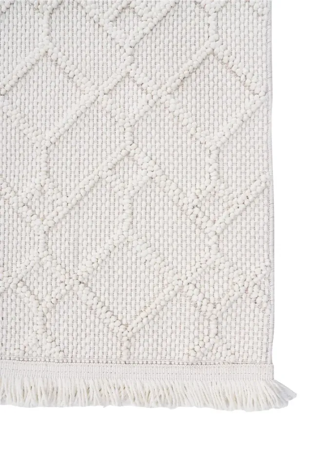 Bohem 383 Lime Krem İskandinav Halı