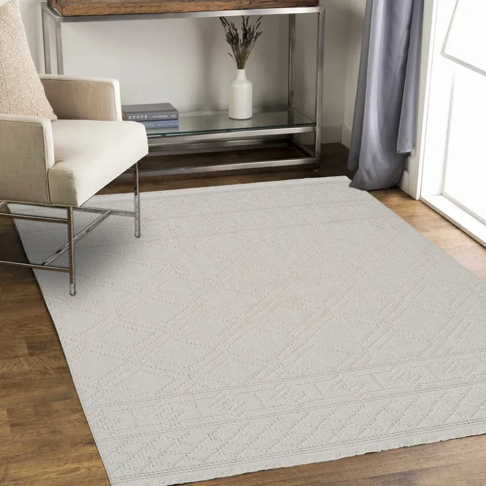Bohem 388 Choco Krem İskandinav Halı