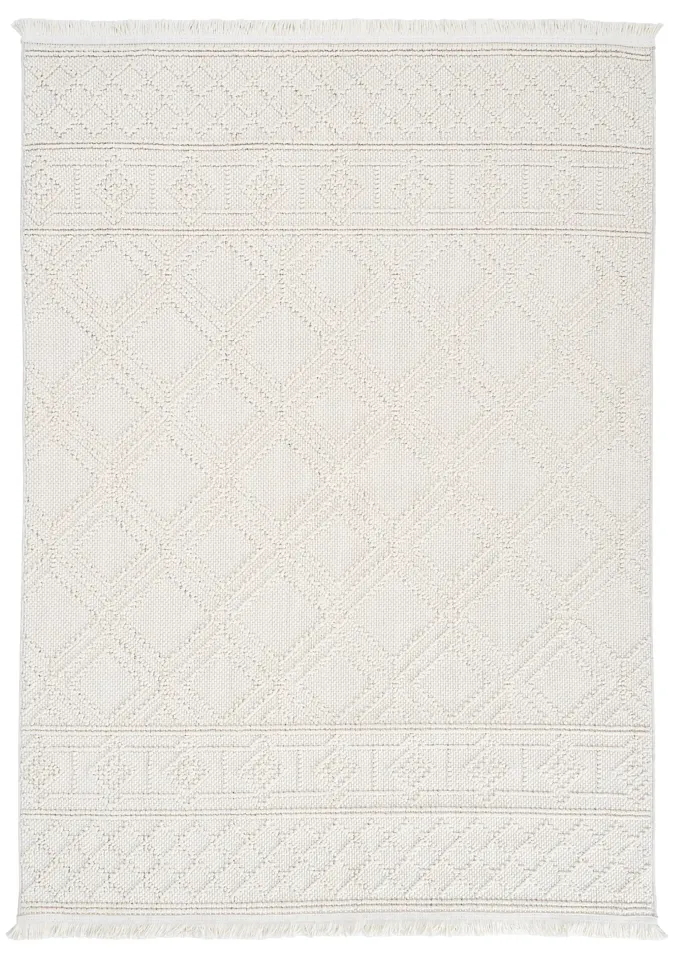 Bohem 388 Choco Krem İskandinav Halı 160x230