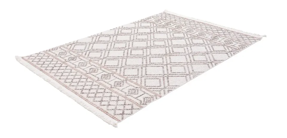 Bohem 389 Carop Krem Bej İskandinav Halı 80x150