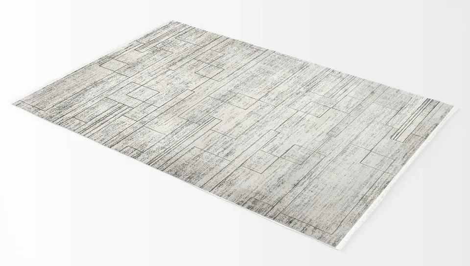 Destiny 8600 Gri Modern Halı 80x300