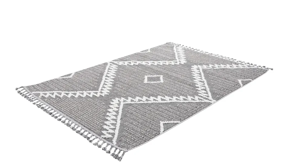 Jakarta 454 Gri İskandinav Halı 160x230
