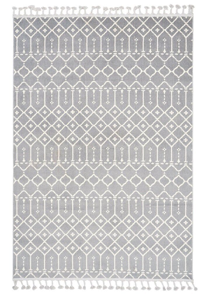 İskandinavv 987A Gri Krem Etnik Halı 120x180
