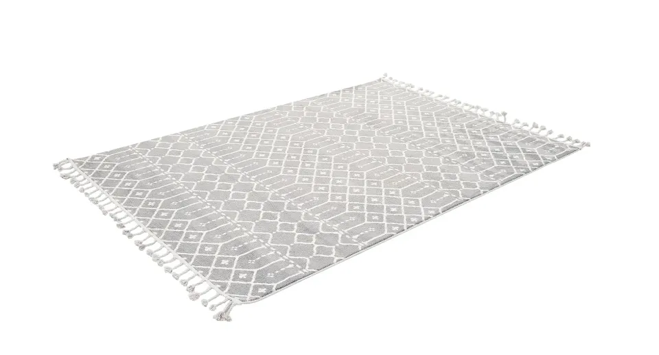 İskandinavv 987A Gri Krem Etnik Halı 120x180