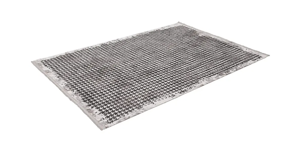 Quadro 3702 Antrasit Gri Akrilik Halı 120x180