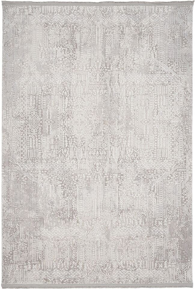 Quadro 3709 Gri Vintage Akrilik Halı