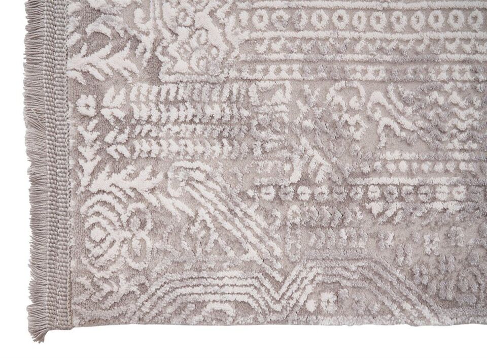 Quadro 3709 Gri Vintage Akrilik Halı
