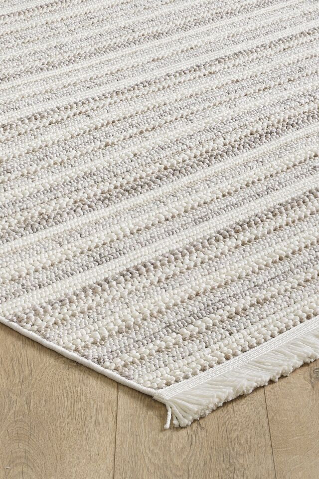 Agra 5018 Krem Bej Modern İskandinav Halı